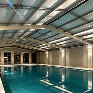 Edificio Prefabricado con Estructura Metálica para Piscina, Estructuras de Acero de Bajo Costo, Cubierta para Piscina, Estructura Metálica para Salón - Product Image 1