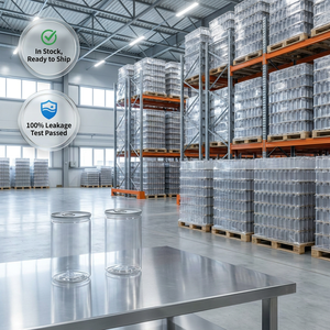 Tapa de plástico de alta transparencia con cierre de anillo de entrega rápida para latas de refresco de 650 ml, suministros para cafeterías. - Product Image 6