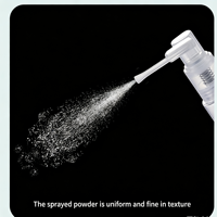Flacon de shampoing sec pour animaux de compagnie de 30 ml, 35 ml, 50 ml, 60 ml, 80 ml, 120 ml, flacon pulvérisateur de paillettes pour animaux de compagnie avec logo personnalisé