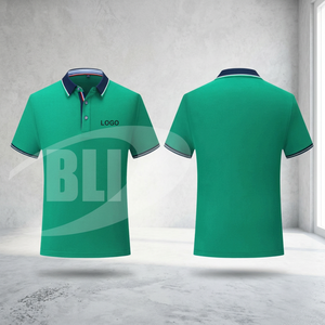 High Quality Breathable Slim Fit Short Sleeve for <b>Shirts</b> Sport Golf T-<b>Shirt</b> Casual Tops <b>100</b>% <b>Polyester</b> Front Logo - Product Image 2