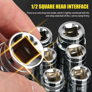 Bộ dụng cụ sửa chữa ô tô 10 món OEM, bộ cờ lê, tô vít, hộp dụng cụ bằng thép - Product Image 4