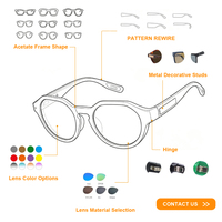 Lunettes de soleil polarisées UV400 2026 pour femmes, design surdimensionné tendance, à porter sur les lunettes de vue, logo personnalisé, vente en gros