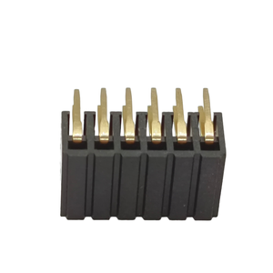 Connecteurs d'en-tête femelles à angle droit 2Row * 6Pin Total est 12Pin et 12 core 2.54Pitch Black Housing - Product Image 2