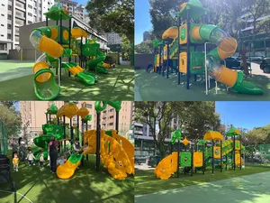 2025 mới phim hoạt hình động vật ngoài trời sân chơi trượt ngoài trời kết hợp trượt trẻ em - Product Image 5