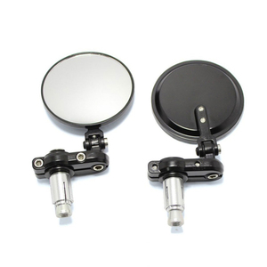 Mini miroir d'extrémité <span class=keywords><strong>de</strong></span> <span class=keywords><strong>guidon</strong></span> <span class=keywords><strong>de</strong></span> moto en aluminium <span class=keywords><strong>de</strong></span> SF-001B classique petit style <span class=keywords><strong>rond</strong></span> - Product Image 1
