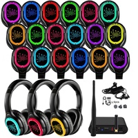 Headphone Silent Disco Festival Besar Sistem Pesta Senyap Nirkabel RF998B Dengan Suara HI-FI dan Bantalan Nyaman