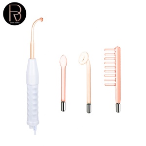 Appareil de beauté facial électrique portable haute fréquence pour le traitement de l'acné, le raffermissement de la peau et la détoxification du visage et de la tête - Product Image 2