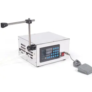 Toptancılık 220V veya 110V dijital kontrol sıvı dolum makinesi küçük taşınabilir elektrikli sıvı su dolum makinesi dolum makinesi
