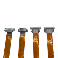 Fabricación profesional 100 PCS 300V IDC Cable Ribbon Cable plano 10/20/30 Pin Arnés de cableado Paso 1,27/2,0/2,54 Mm 100%