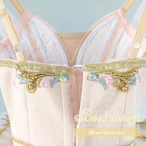 T0469 Vestido de Ballet Rosa para Niñas, Traje de Danza, Tutú Profesional de Ballet - Product Image 5