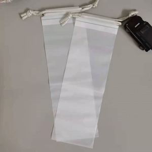 Bolsas de Plástico Translúcidas Personalizadas con Cordón, Bolsas Promocionales de Polietileno para Ropa, Trajes de Baño y Embalaje - Product Image 3