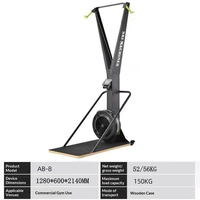 Appareil de cardio-training pliable professionnel en acier pour ski et rameur, à double bras, avec résistance par ventilateur, pour salle de sport intérieure