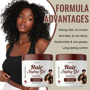 Gel coiffant à tenue forte, effet lisse longue durée, parfum cerise, pour des chignons impeccables - Product Image 4