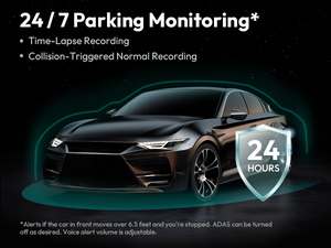 Caméra embarquée Botslab 3K à double objectif 160° °   Vision nocturne grand angle avec IA, Wi-Fi et capteur G pour utilisation en intérieur de voiture - Product Image 2