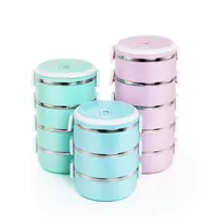 Wholesale Hot Sale Stainless Steel Leak Proof Bento Lunch Box Food Container Storage 4pcs lunch box stainless steel