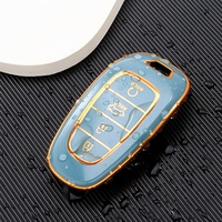 Coque de protection pour clé à distance TPU pour Hyundai Tucson 2022 Santa Fe NEXO NX4 Atos Prime Solaris
