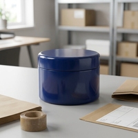 Boîte en étain personnalisée, emballage en métal rond