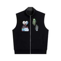 Gilet unisexe essentiel à coupe ample, en tissu de 11,2 oz/yd (380 g/m), tailles XS-2XL, 40x52 cm