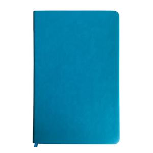 Personalizzabile A5 Lay Flat Blue Faux Leather Journal squisita copertina di design Fox con stampa a punti 100gsm con copertina rigida bassa MOQ - Product Image 4