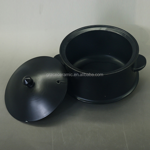 Cheap Black Fire-resistant Ethiopian Nonstick Cookware Large <strong>Cooking</strong> Pots Ceramic Pot <strong>for</strong> <strong>Cooking</strong> - Product Image 4