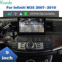 Radio Stereo Mobil GPS Navigasi Android Krando untuk Infiniti M35 2007-2010 Head Unit Mobil Multimedia Carplay BT WIFI 4G DSP