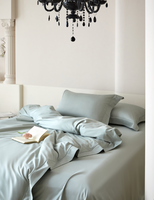 Ensemble de draps en coton égyptien uni pour toutes les saisons, extra résistant