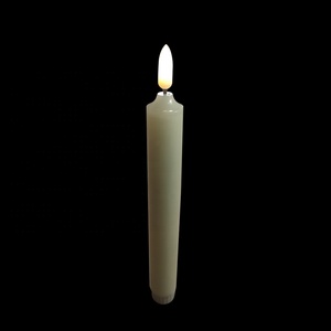 NEW 8inch Plastic Flameless 3D Wick <strong>LED</strong> Taper Candle Stick Swith Remote, Timer, Battery Operated <strong>CandleSticks</strong> for Christmas - Product Image 2