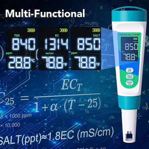 <span class=keywords><strong>Testeur</strong></span> de salinité 4 en 1, étanche IP67, <span class=keywords><strong>pH</strong></span>-mètre, TDS, EC, détecteur de température de l'eau pour piscine, <span class=keywords><strong>spa</strong></span>, jacuzzi, aquarium - Product Image 6