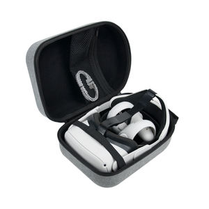 Sac de rangement rigide en EVA pour BOBO VR M2, pour <span class=keywords><strong>casque</strong></span> <span class=keywords><strong>Oculus</strong></span> <span class=keywords><strong>Quest</strong></span> <span class=keywords><strong>2</strong></span>, boîte portable, étui de transport pour <span class=keywords><strong>Quest</strong></span> <span class=keywords><strong>2</strong></span> VR, accessoires de sangle Halo - Product Image 1