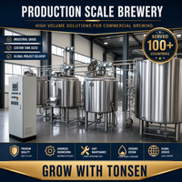 Équipement de brassage de bière artisanale à haute efficacité pour brasserie à 2, 3 ou 4 cuves