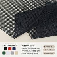 Tissu en maille DTY 3*1 100% polyester respirant et léger personnalisé pour vêtements de sport et vêtements actifs