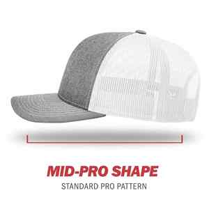 Casquettes de camionneur Richardson 112 en maille avec patch en cuir brodé, logo personnalisé OEM/ODM, 6 panneaux, modèle 2026 - Product Image 4