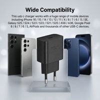 Cantell 2026 Nouvel adaptateur de chargeur rapide PD de 25 W de taille réduite, chargeur USB C 25 W avec prise US EU UK KR pour Samsung S25 S24 S23 S22 S21
