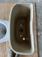 WC moderne à double chasse en céramique italienne de haute qualité, deux pièces, à poser au sol, avec fonction de lavage des fesses, fabriqué en Inde