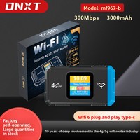 Routeur WiFi6 mobile 4G Easyboost MF967B, point d'accès portable avec carte SIM, 300 Mbps pour l'Europe, l'Afrique, le Moyen-Orient, réseau haut débit