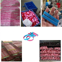 Bracelet en silicone gravé unisexe style Europe-Amérique pour la Journée de la sensibilisation au cancer du sein, style défilé, couleur rose