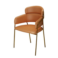 Meubles de restaurant, d'hôtel et de café de style minimaliste, table et chaises de salle à manger modernes, sièges en bois avec revêtement en PU