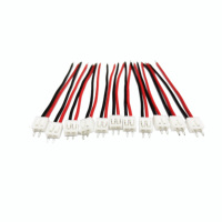 Câble personnalisé avec connecteur JST, adaptateur 2.0 Molex Pico Blade Microfit, pas de 2,54 mm, 10 conducteurs en cuivre, gaine PVC, pour moto et automobile