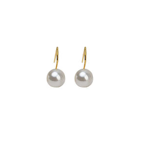 Crochet d'oreille en argent S925 pour femme, long, avec perle, pour bijoux faits main, avec plateau vide, composants de base pour produits semi-finis - Product Image 5