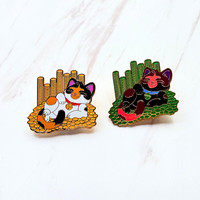 Broche en émail métallique peinte, motif dragon de dessin animé mignon, personnage d'anime fantastique, badge de revers, bijou, cadeau pour les amateurs de films