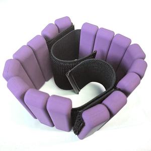 Ayarlanabilir ağırlıklı silikon bileklik rahat ayak bileği kayışı Yoga egzersiz eğitimi sınır ötesi el masajı müzik fonksiyonu - Product Image 4