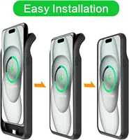 Étui de chargeur de batterie 10000mah pour iPhone 15 Plus 15 Pro Max, batterie externe, charge sans fil, étui magnétique pour iPhone 15 Pro