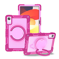 Casing Tablet Anti Benturan Heavy Duty untuk iPad Generasi ke-10 10.9 Inch, Penutup Tablet Tangguh dengan Penyangga Putar untuk Samsung A9