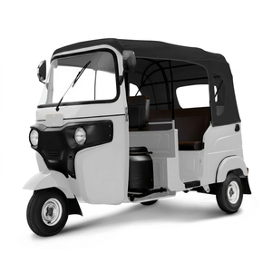 TVS KING DELUXE PLUS Triciclo Motorizado de Pasajeros con Carrocería Cerrada, Rickshaw Tuk Tuk, 151-200cc, 36V, 3 Pasajeros, 30-50Km/h, Urbano - Product Image 1