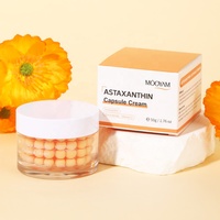 Crème en capsules d'astaxanthine anti-âge, éclaircissante et illuminatrice, soin coréen pour la peau, fournisseur en gros, marque privée, crème pour le visage