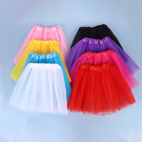 Vente flash - Costume d'Halloween pour enfants - Robe tutu - Fête de carnaval - Robes en tulle à trois couches - Jupe tutu scintillante pour filles