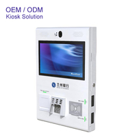 Pantalla táctil de 21,5 pulgadas, quiosco montado en la pared, quiosco de pago automático, Punto de Venta de terminal, pantalla táctil, quiosco de pedido automático