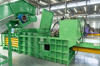 Presse à balles horizontale entièrement automatique de 100T, 120T, 160T, 200 tonnes pour déchets de carton, textiles, tissus et moquettes