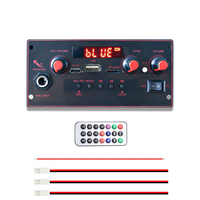Placa Decodificadora de Audio JX-Y48 2x10W Azul, 3.7V-5V, USB, TF, FM, AUX, Reproducción por Carpeta, Grabación, Llamadas, Compatible con MP3/WMA/FLAC, Control Remoto