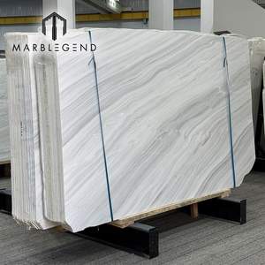 Lastra di Marmo Bianco all'Ingrosso, Prezzo Competitivo di Fabbrica, Marmo Naturale Bianco Milano per Rivestimenti e Pavimenti di Ville - Product Image 1